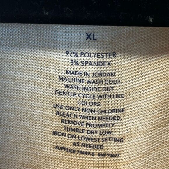 NWT ST. JOHN’S BAY Women’s Tunic Top XL Beige Long Sleeve Cowl Neck Curved Hem - Picture 7 of 15